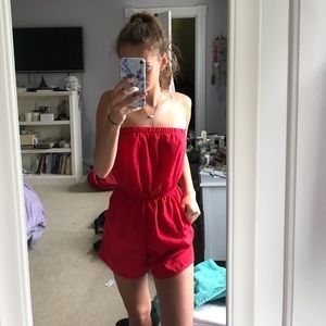 NWOT rep strapless romper